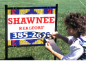Independent Real estate vinyl reflective decals