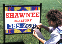 Independent Real estate vinyl reflective decals