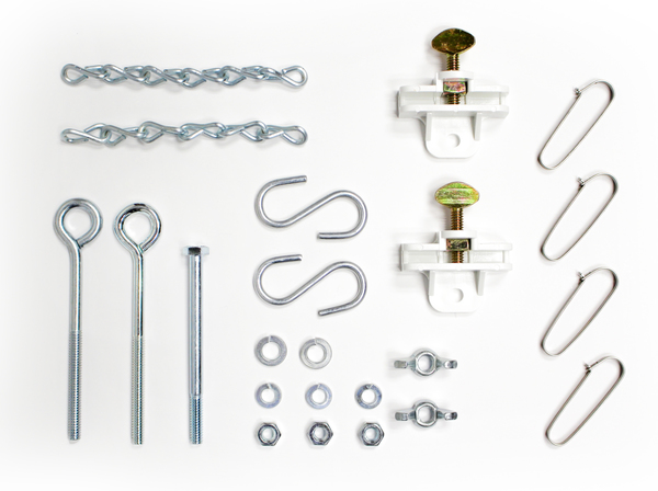 NextHome Hardware Kit for White Aluminum Sign Post