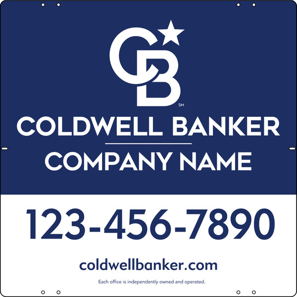 Reflective Office Sign Panel, 24"H X 24"W, .040 Aluminum