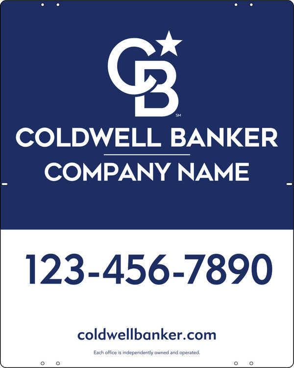 Reflective Office Sign Panel, 30"H X 24"W, .040 Aluminum