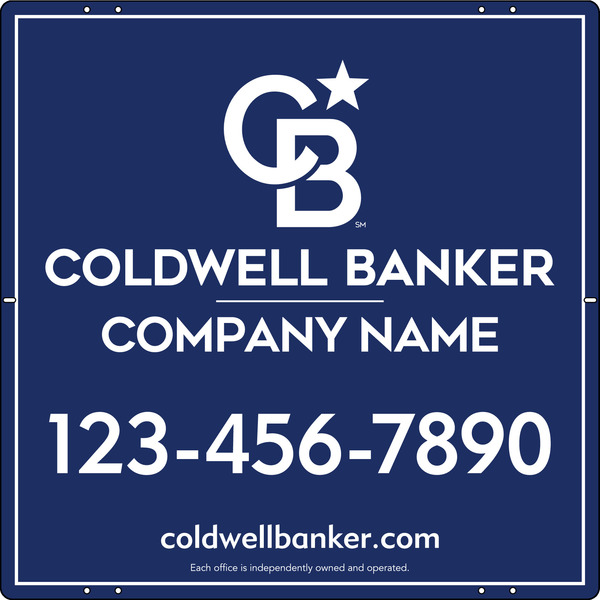 Reflective Office Sign Panel, 24"H X 24"W, .040 Aluminum