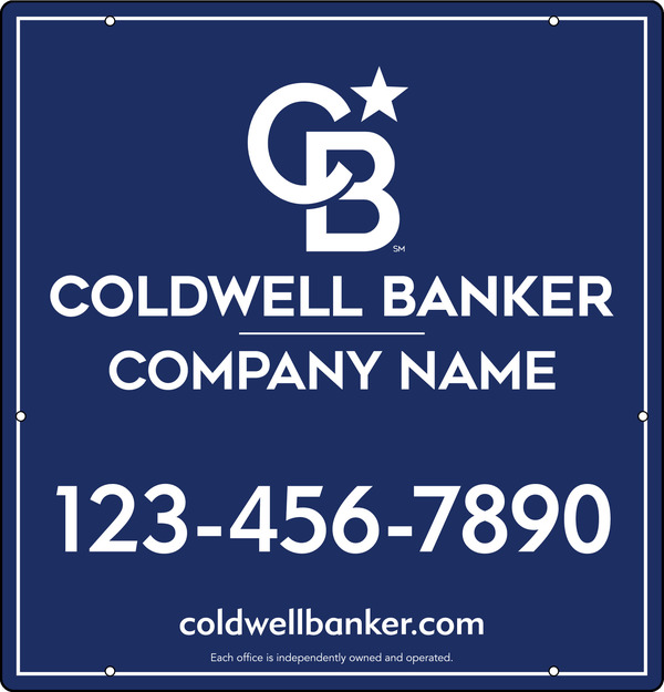 Office Hanging Sign Panel, 25"H X 24"W, .063 Aluminum