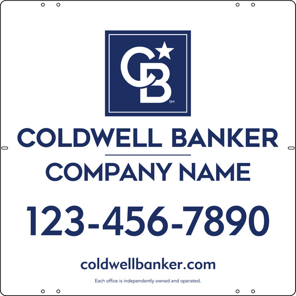 Reflective Office Sign Panel, 24"H X 24"W, .040 Aluminum