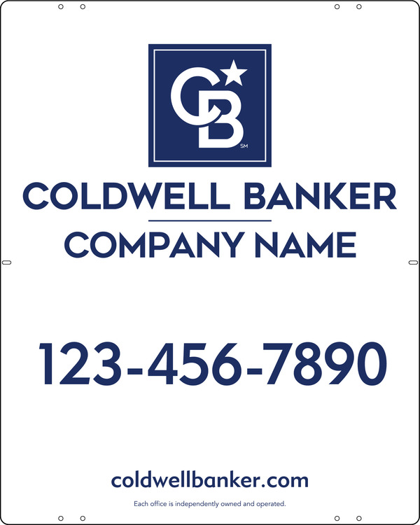 Reflective Office Sign Panel, 30"H X 24"W, .040 Aluminum