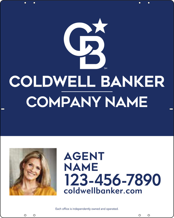 Reflective Agent Photo Sign Panel, 30"H X 24"W, .040 Aluminum