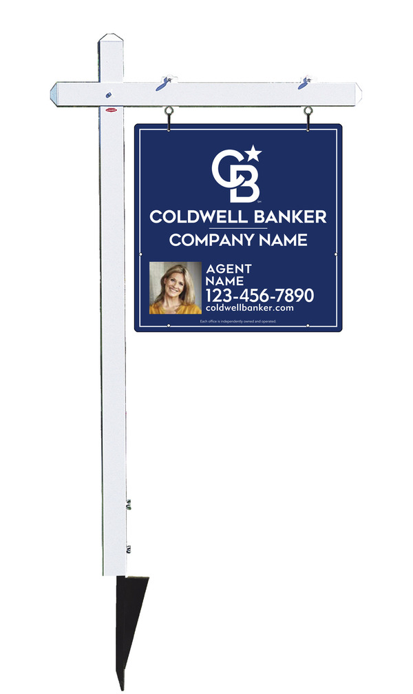 Sign Post And Reflective Agent Photo Sign Panel Unit, 24"H X 24"W, .063 Aluminum