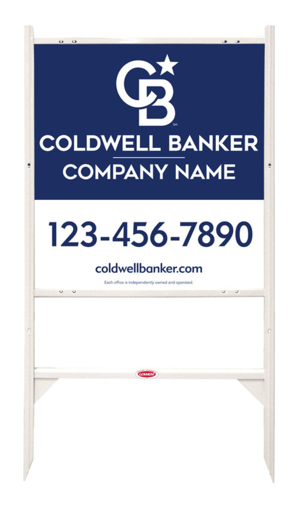 Angle Iron Frame And Reflective Office Sign Panel Unit, 25"H X 24"W, Steel