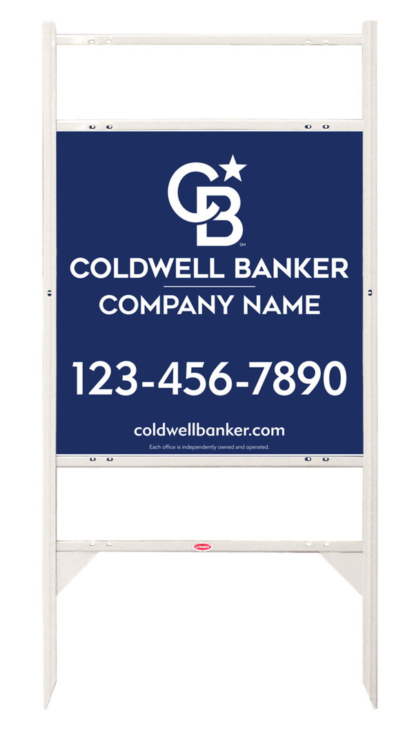 Angle Iron Frame W/ 2 Rider Inserts And Office Sign Panel Unit, 25"H X 24"W, Steel