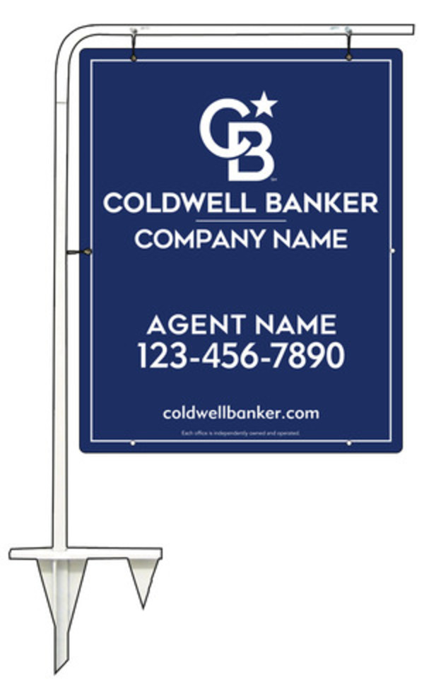 Tubular Stake And Reflective Agent Sign Panel Unit, 30"H X 24"W, .063 Aluminum