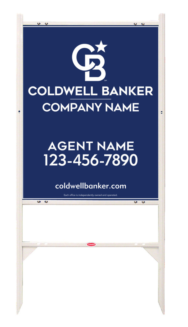 Angle Iron Frame And Reflective Agent Sign Panel Unit, 30"H X 24"W, .040 Aluminum