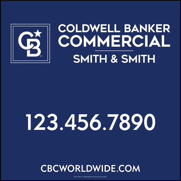 Commercial Office Sign Panel, Sf, 48"H X 48"W, 10mm Corrugated Plastic