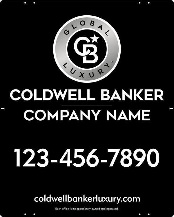 Reflective Office Sign Panel, 30"H X 24"W, .040 Aluminum