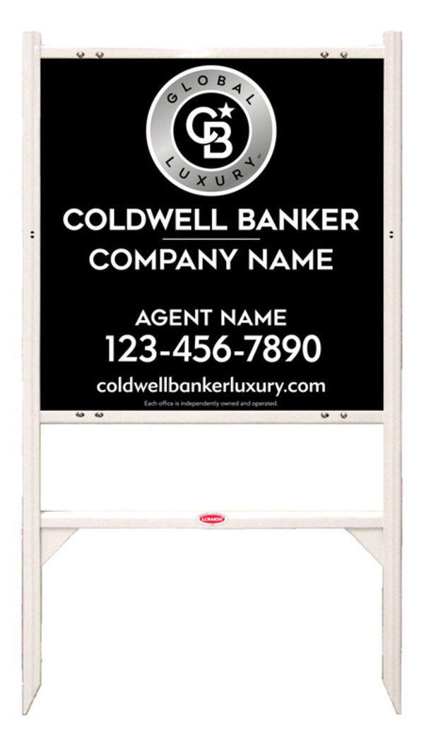 Angle Iron Frame And Agent Sign Panel Unit, 24"H X 24"W, .040 Aluminum