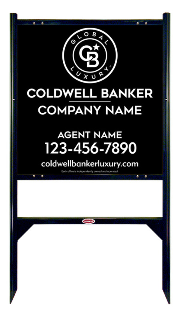 Angle Iron Frame And Agent Sign Panel Unit, 24"H X 24"W, .040 Aluminum