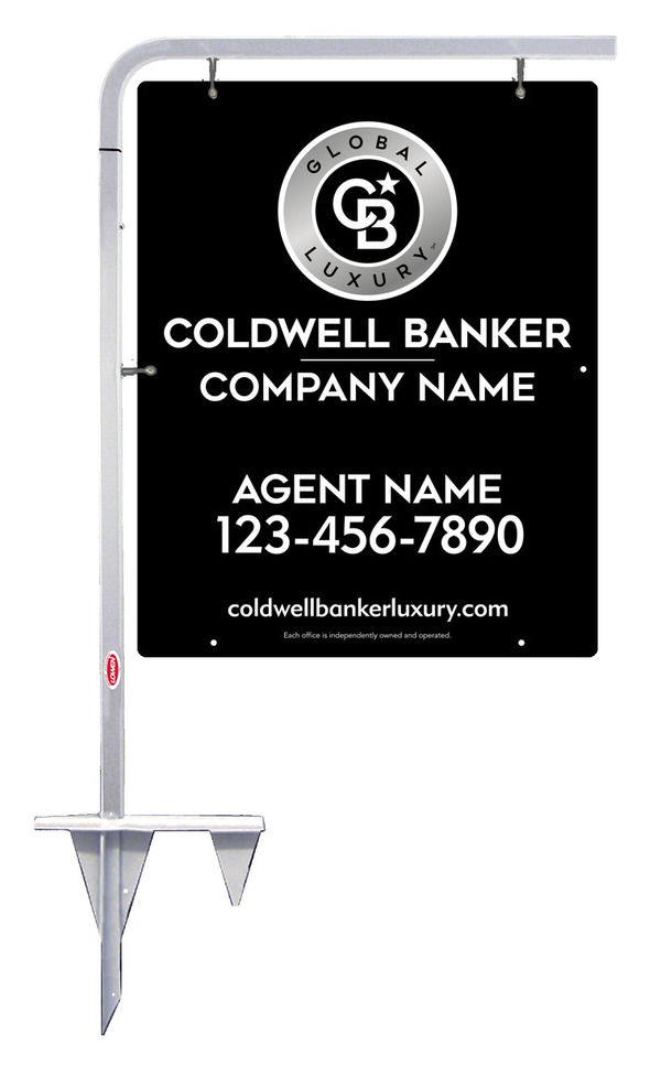 Tubular Stake And Reflective Agent Sign Panel Unit, 30"H X 24"W, .063 Aluminum