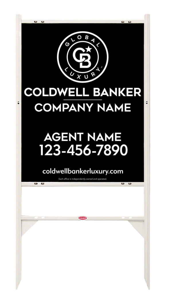 Angle Iron Frame And Agent Sign Panel Unit, 30"H X 24"W, .040 Aluminum
