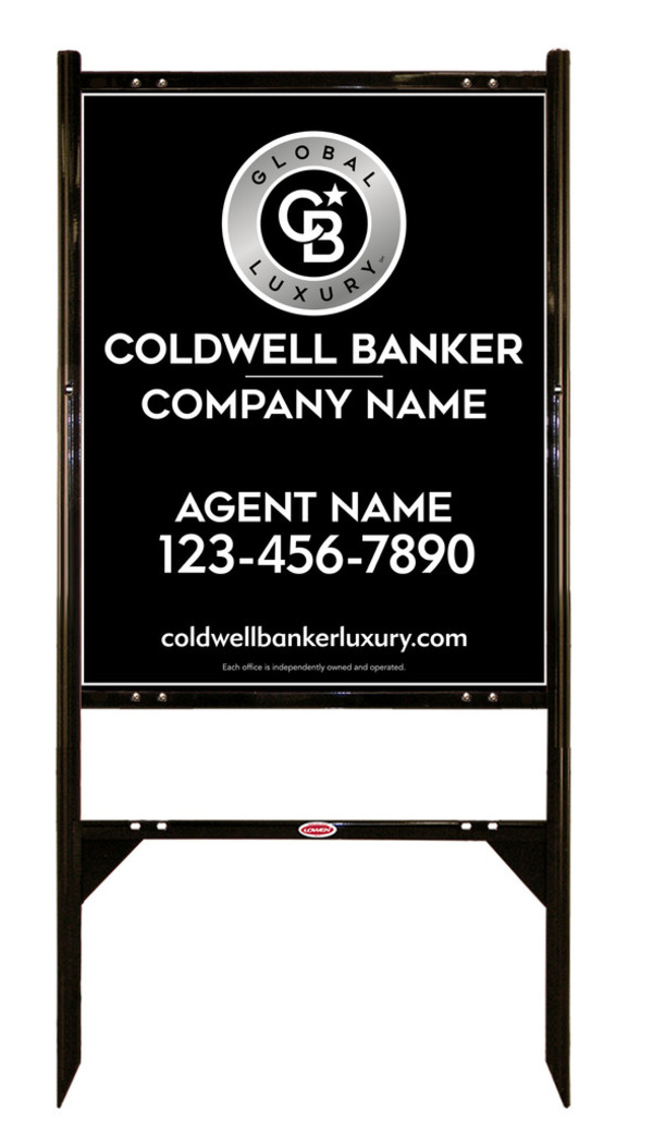 Angle Iron Frame And Reflective Agent Sign Panel Unit, 30"H X 24"W, .040 Aluminum