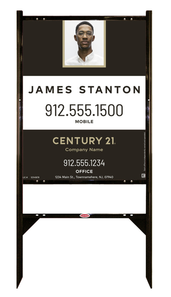 Gibraltar Frame 30X24 Steel Agent Photo Centric - Century 21 | Lowen Sign