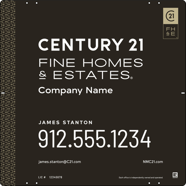 Reflective Panel 24X24 Steel Premier - Century 21 | Lowen Sign