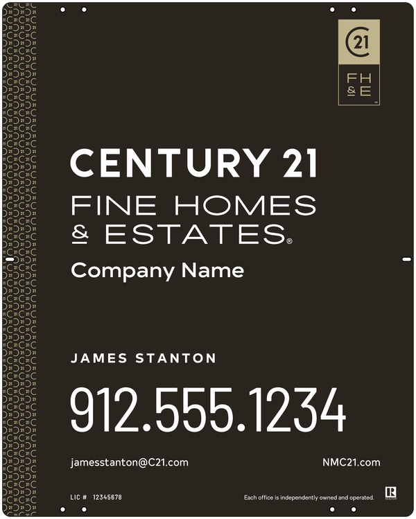 Reflective Panel 30X24 Steel Premier - Century 21 | Lowen Sign