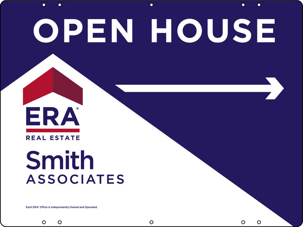 Open House Sign Panel, 24 GA Steel 18"H X 24"W
