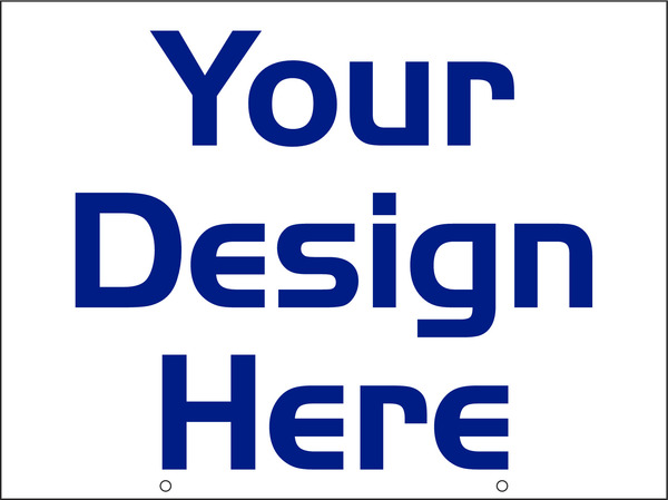 Independent Directional Grab and Go Sign Panel, 18"h x 24"w, 4mm Corrugated