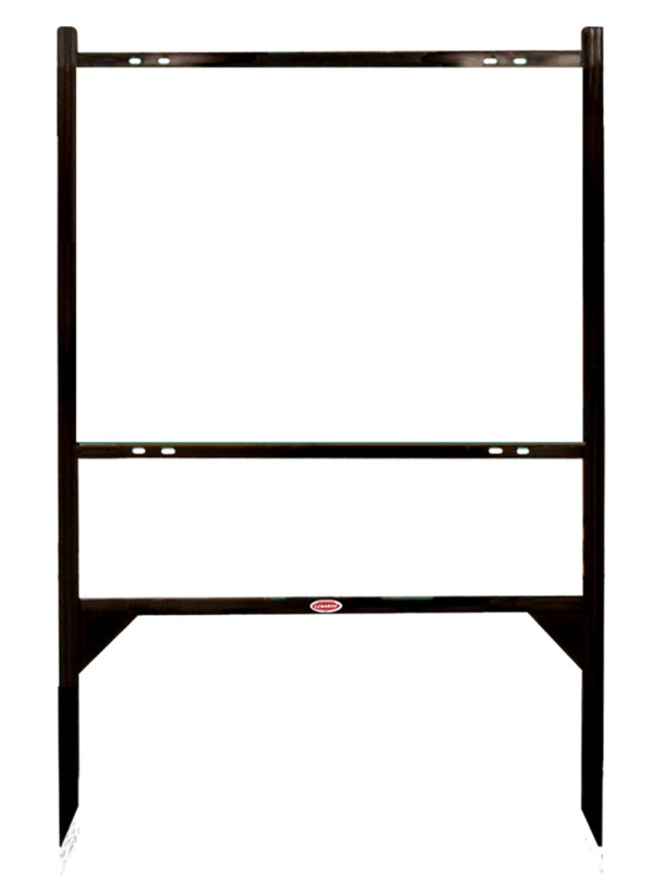 Independent Real Estate Angle Iron Sign Frame, 20"h x 28"w  - Black