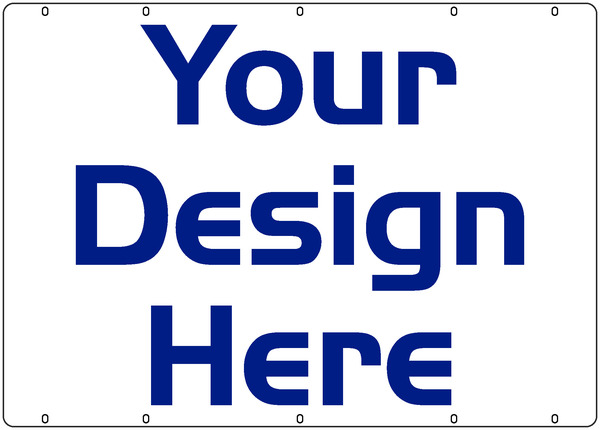 Independent Real Estate Sign Panel,  .090 Polyethylene 20"h x 28"w