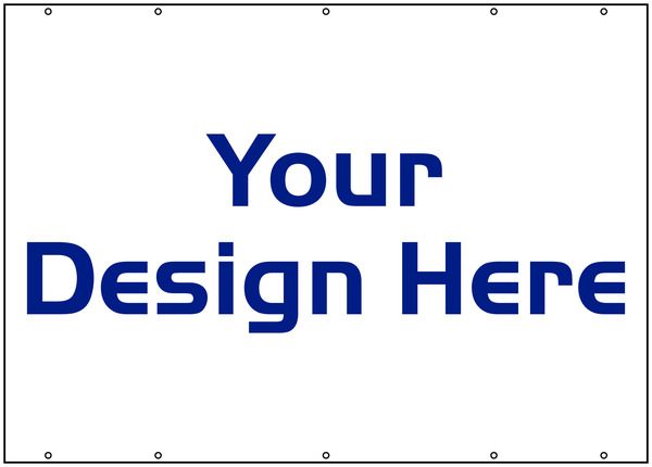 Independent Sign Panel, Corrugated 4mm, 20"h x 28"w, DF