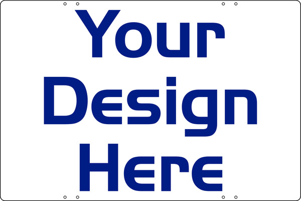Independent Reflective Sign Panel, 20"h x 30"w, Steel