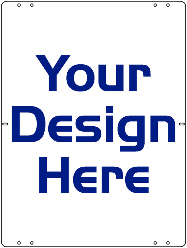 Independent Sign Panel, DF, 24"h x 18"w, 3mm Aluminum Composite