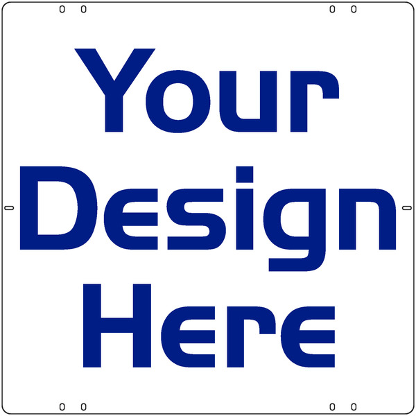 Independent Real Estate Sign Panel,  .090 Polyethylene 24"h x 24"w