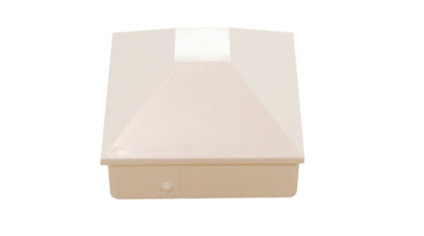 Independent Plastic End Cap 3 Inch White Premier Post