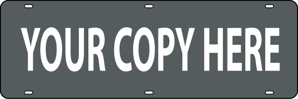 Custom Sign Rider, 6"H X 18"W