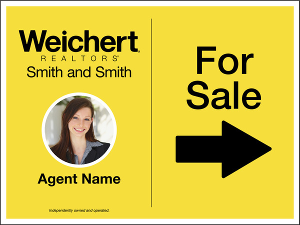 Photo For Sale Sign Panel, 4mm Corrugated, 18"H X 24"W