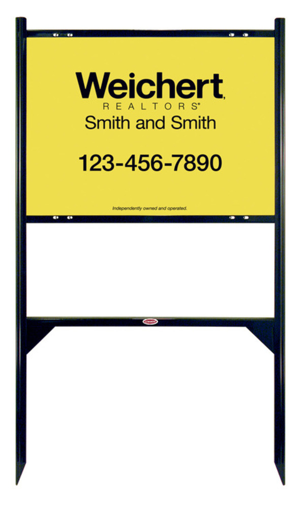 Angle Iron Frame And Sign Panel Unit, 18"H X 24"W