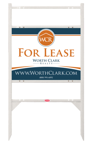 Angle Iron Frame W/ 2 Rider Inserts And Office Sign Panel Unit, 18"H X 24"W, Steel