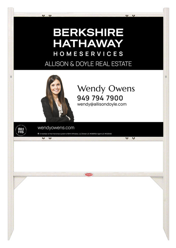 Angle Iron Frame and Cut Out Photo Sign Panel Unit, 24h x 30w, Steel