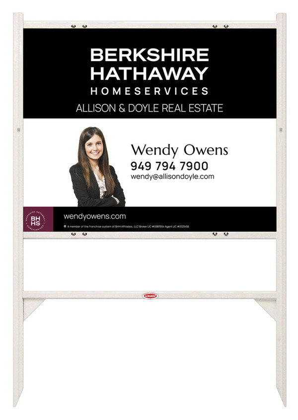Angle Iron Frame and Cut Out Photo Sign Panel Unit, 24h x 30w, Steel