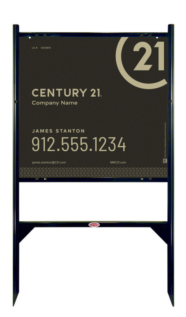 Gibraltar Frame and Steel Panel Unit 22x24 - Century 21 | Lowen Sign