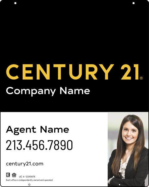 Steel Hanging Panel 30x24 DF - Century 21 | Lowen Sign