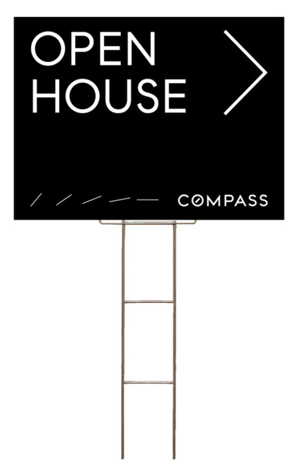 Wire Stake and Sign Panel Unit, 18h x 24w, 4mm Corrugated