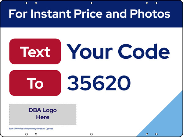 For Instant Price Sign Panel, 18h x 24w, Steel