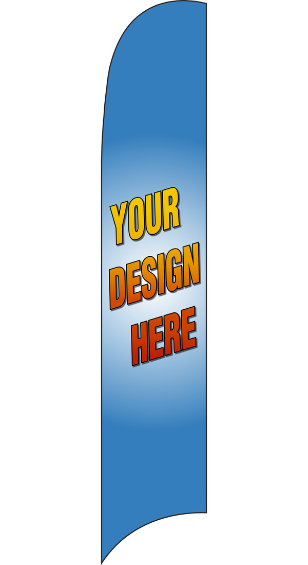 Custom Feather Flag, 15-foot