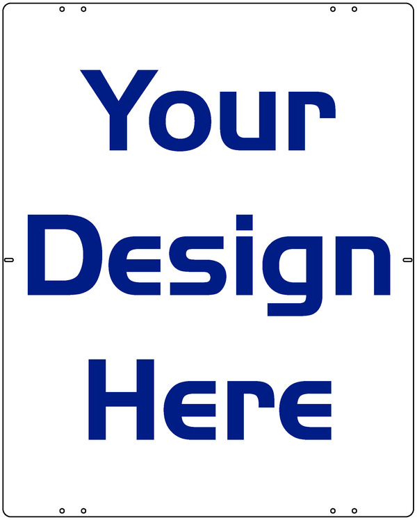 Sign Panel, DF, 30h x 24w, 3mm Aluminum Composite