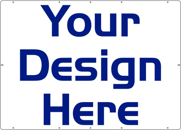 Real Estate Sign Panel, 24 GA Steel 30h x 42w