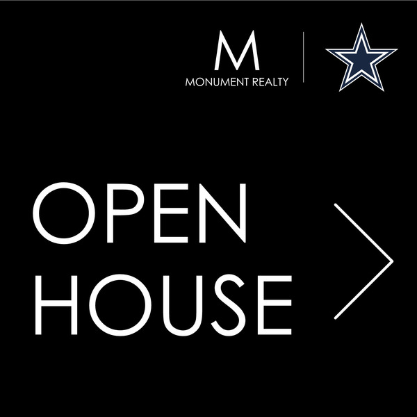 Directional Open House w Star Sign Panel, 18h x 24w, 4mm Corrugated Plastic