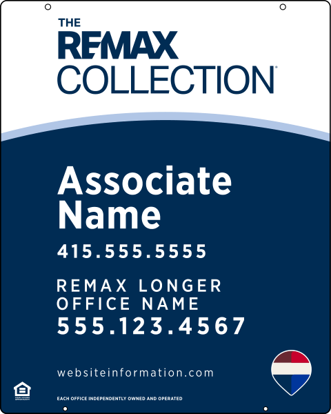 Hanging Associate Name Sign Panel, 30h x 24w, .063 Aluminum